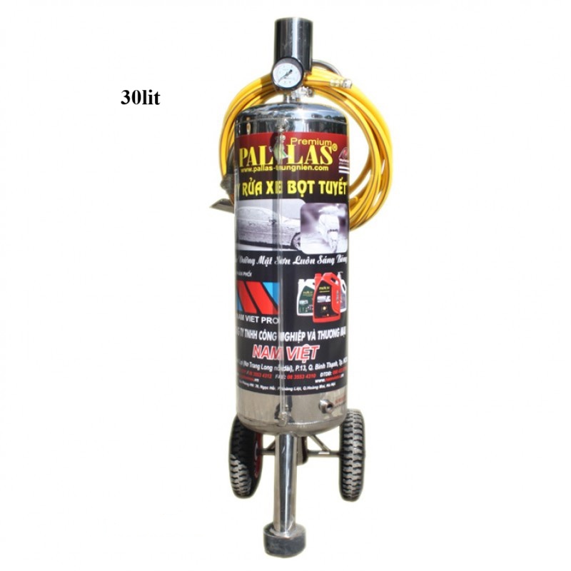 Bình phun bọt tuyết Pallas 30L - Dây phun 5 mét, Φ10
