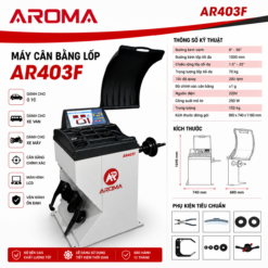 Máy cân bằng động ô tô Ar403F
