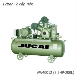 Máy Nén Khí 2 Cấp Jucai AW40012 - 5.5HP, 12 bar, 200L