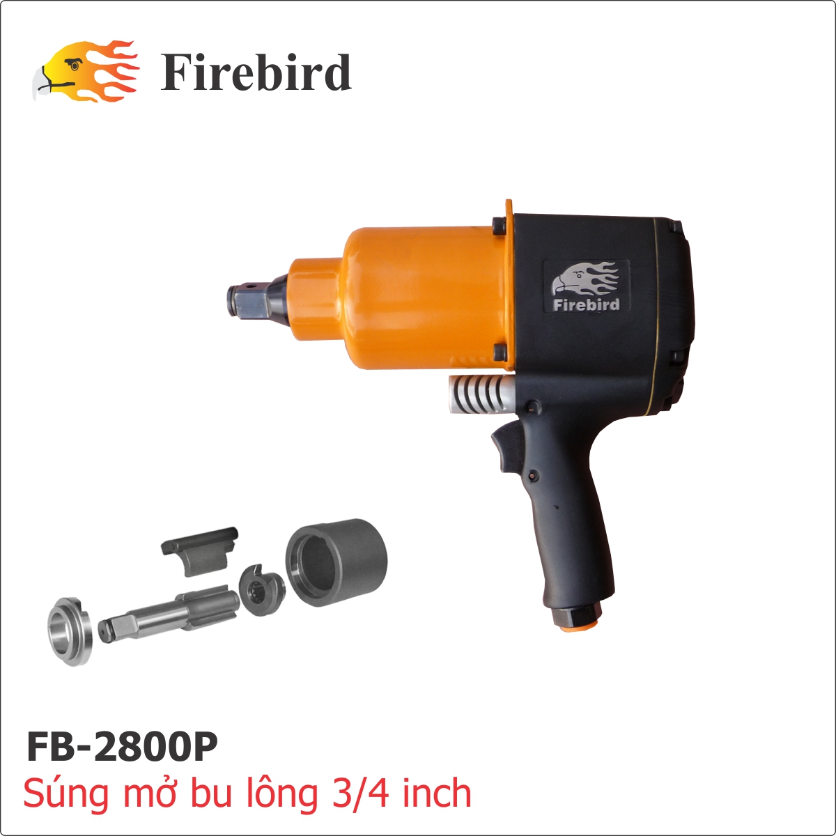 Súng mở bu lông 3/4 inch FB-2800P