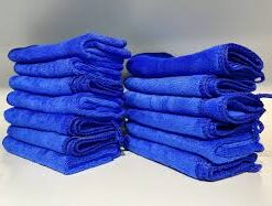 Khăn microfiber lau xe, lau kính cỡ lớn - 60x155cm, Xanh dương