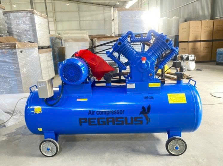 Nén khí Pegasus TM-V-1.05/12.5-330L, 380V, 10Hp, 330L, Áp 12.5