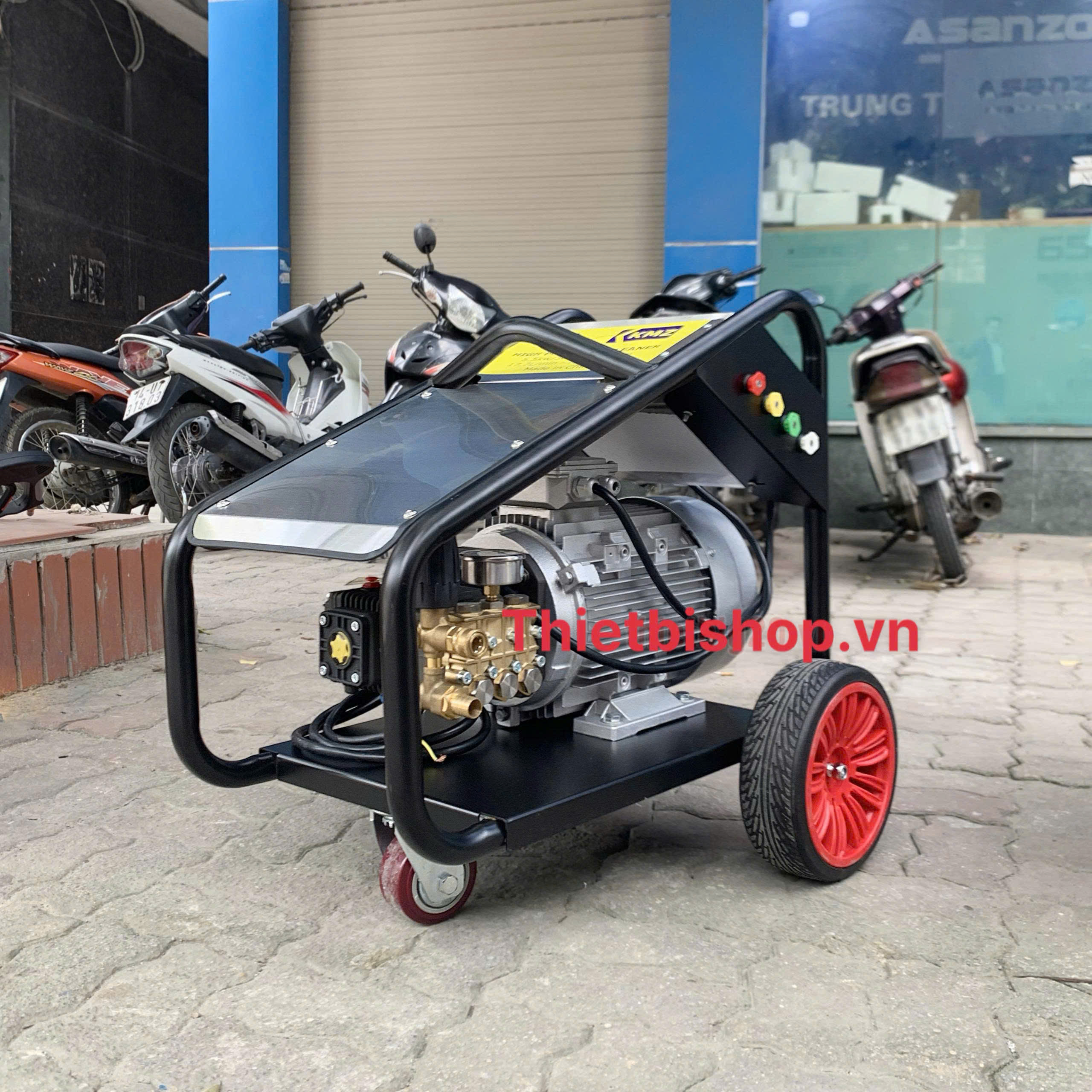 Máy rửa xe áp lực cao KMZ-5.5 - 5.5kw, 180bar, 17.7L/p