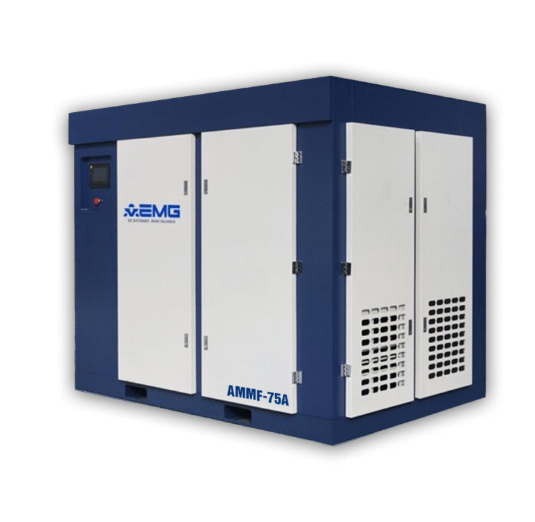 MÁY NÉN KHÍ TRỤC VÍT 2 CẤP AEMG –AMMF-75A/55KW