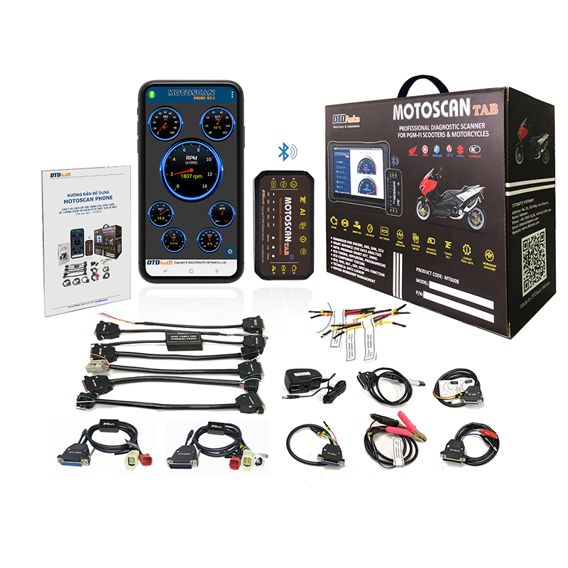 Máy đọc lỗi xe máy bằng điện thoại di động Motoscan Phone
