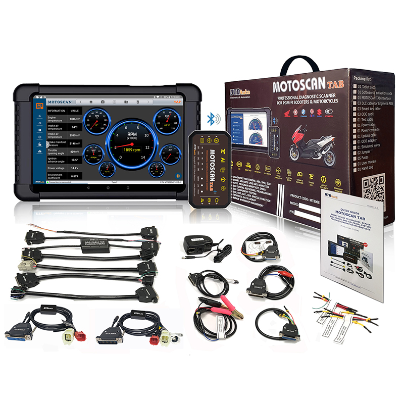 Máy chuẩn đoán đọc lỗi xe máy Motoscan Tab