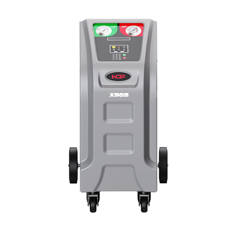 Máy nạp gas điều hòa ô tô tự động với tính năng xả dầu cũ X565