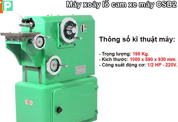 Máy doa lỗ, xoáy lỗ cam xe máy CSB2